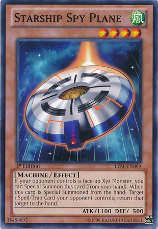 Starship Spy Plane [LVAL-EN099] Common | Card Merchant Takapuna