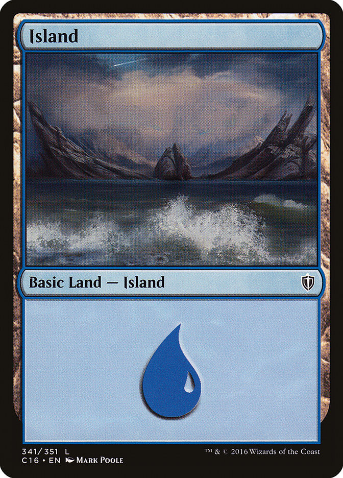 Island (341) [Commander 2016] | Card Merchant Takapuna