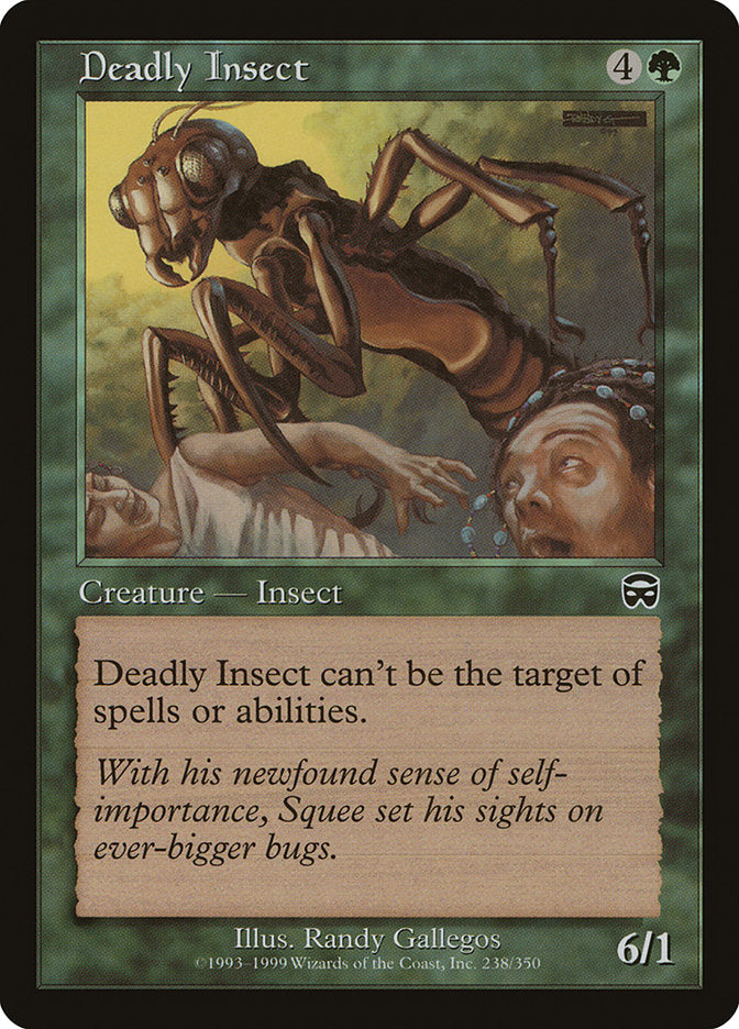 Deadly Insect [Mercadian Masques] | Card Merchant Takapuna