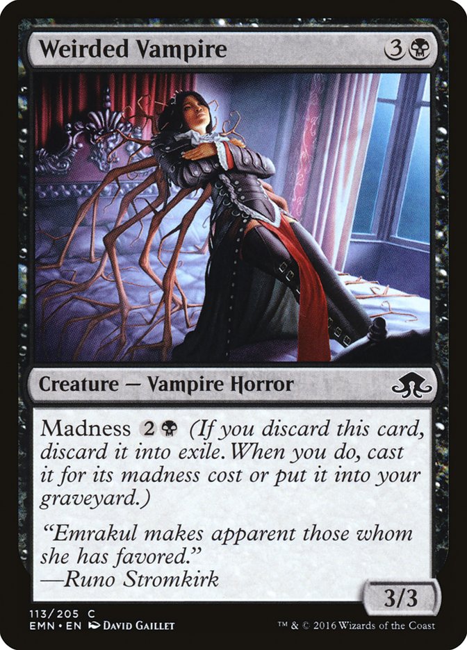 Weirded Vampire [Eldritch Moon] | Card Merchant Takapuna