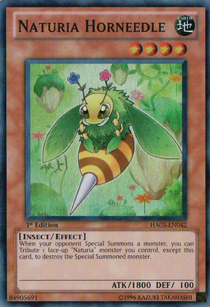 Naturia Horneedle [HA03-EN042] Super Rare | Card Merchant Takapuna