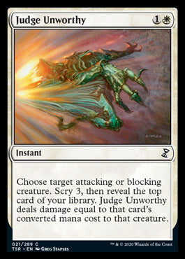 Judge Unworthy [Time Spiral Remastered] | Card Merchant Takapuna