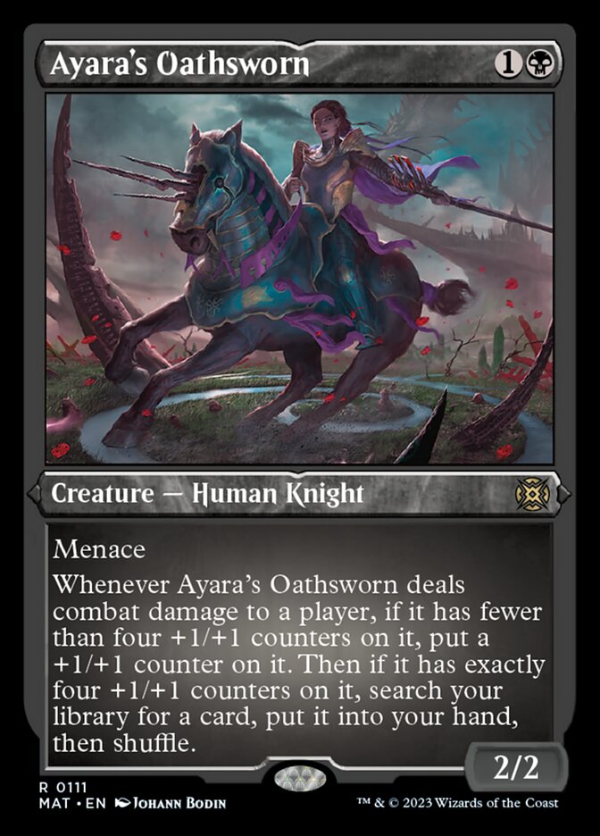 Ayara's Oathsworn (Foil Etched) [March of the Machine: The Aftermath] | Card Merchant Takapuna