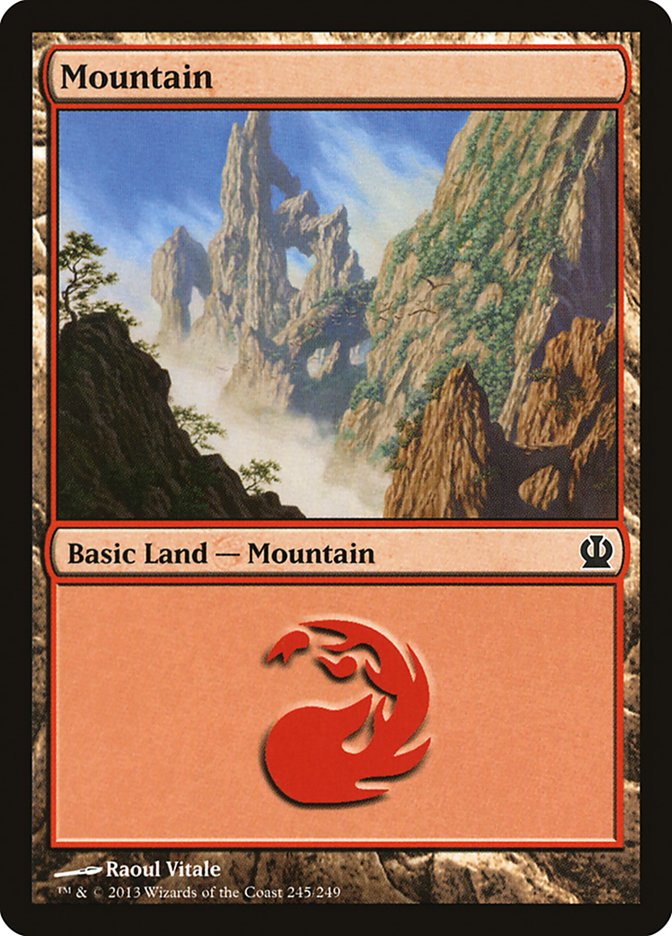 Mountain (245) [Theros] | Card Merchant Takapuna