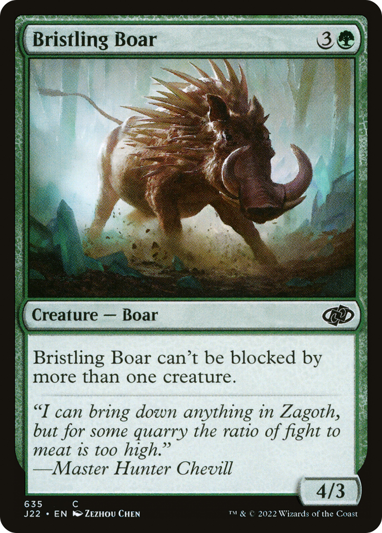 Bristling Boar [Jumpstart 2022] | Card Merchant Takapuna