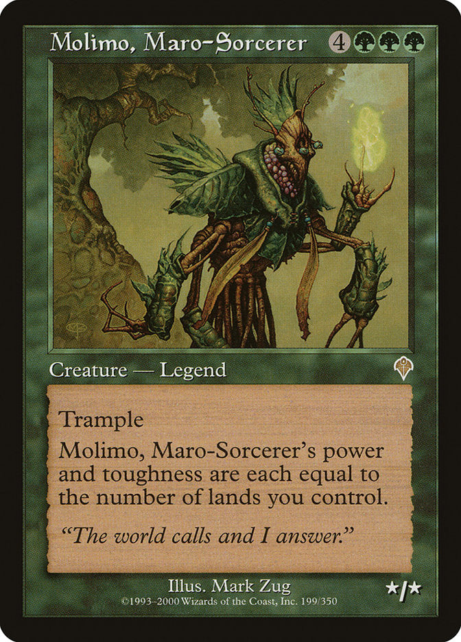 Molimo, Maro-Sorcerer [Invasion] | Card Merchant Takapuna