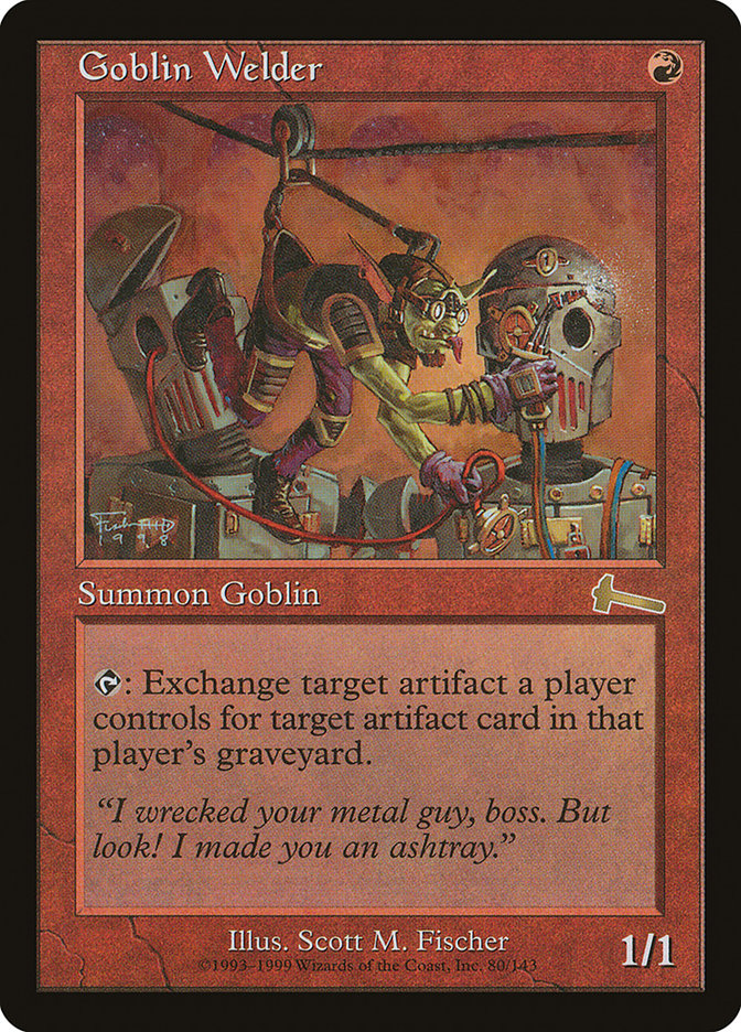 Goblin Welder [Urza's Legacy] | Card Merchant Takapuna