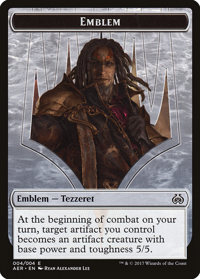 Tezzeret the Schemer Emblem [Aether Revolt Tokens] | Card Merchant Takapuna