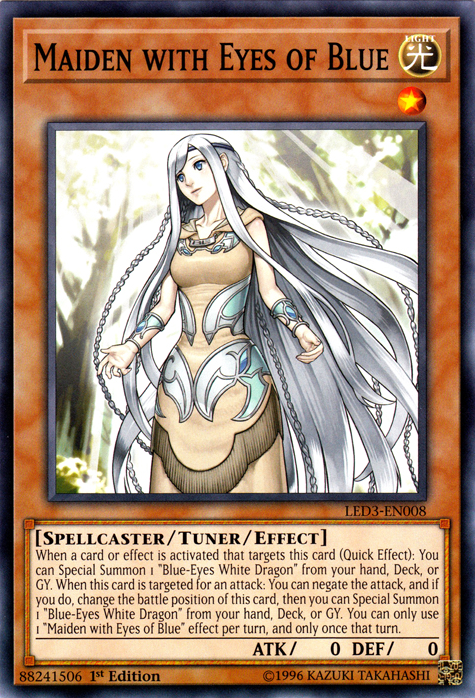 Maiden with Eyes of Blue [LED3-EN008] Common | Card Merchant Takapuna