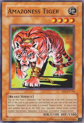 Amazoness Tiger [DR1-EN118] Common | Card Merchant Takapuna