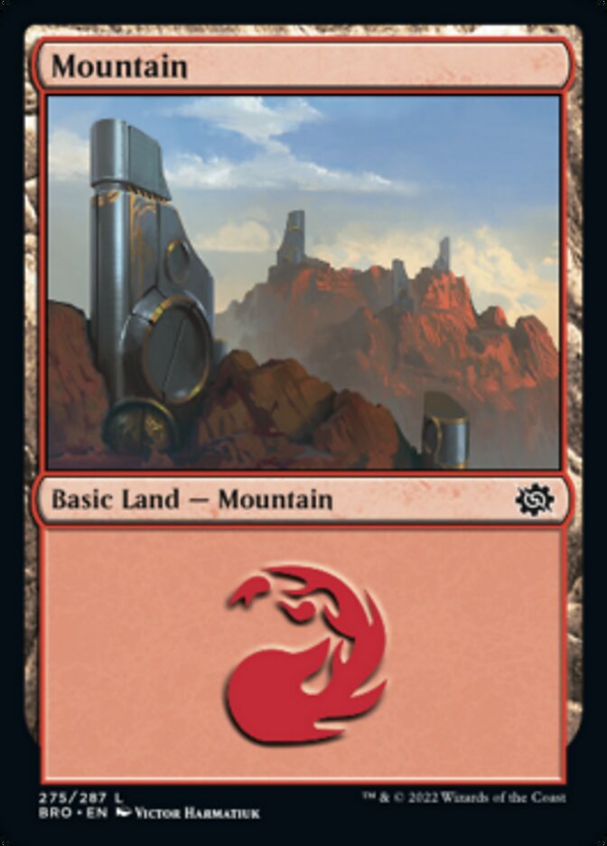 Mountain (275) [The Brothers' War] | Card Merchant Takapuna