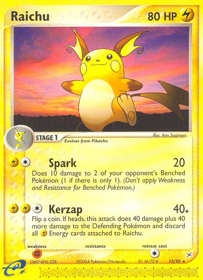 Raichu (13/95) [EX: Team Magma vs Team Aqua] | Card Merchant Takapuna