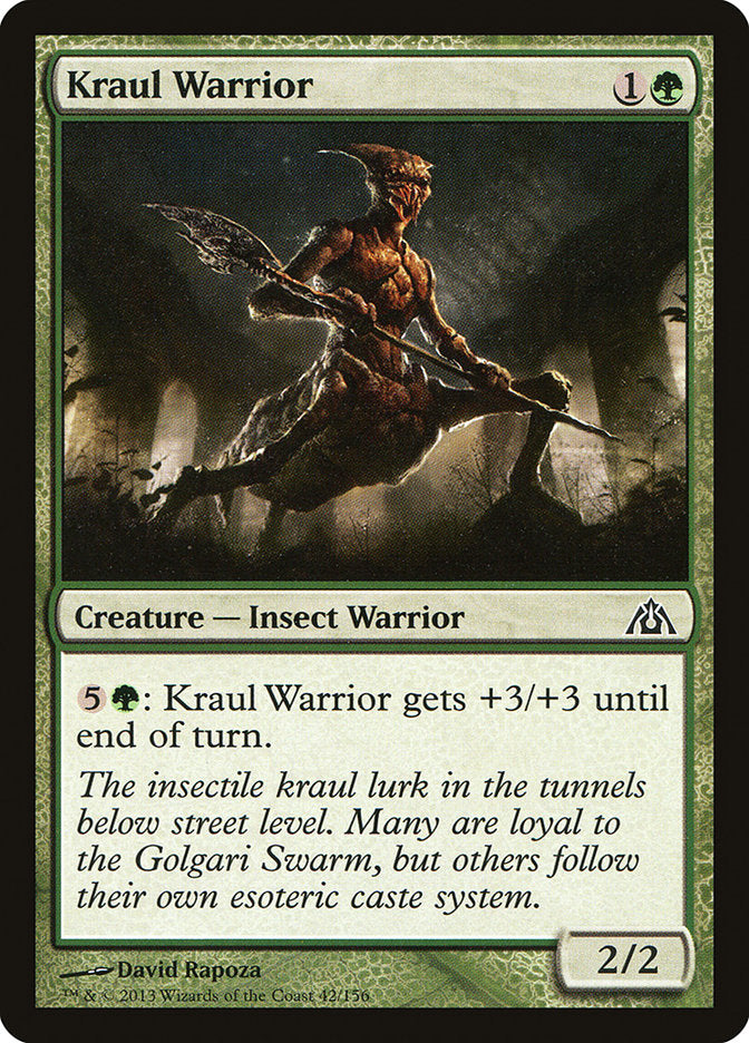 Kraul Warrior [Dragon's Maze] | Card Merchant Takapuna