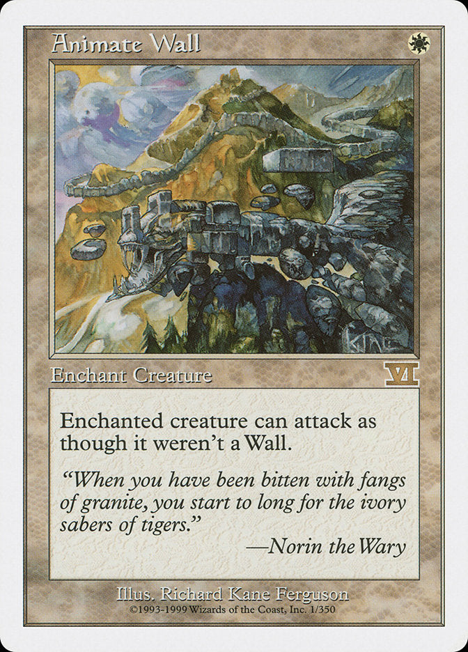 Animate Wall [Classic Sixth Edition] | Card Merchant Takapuna