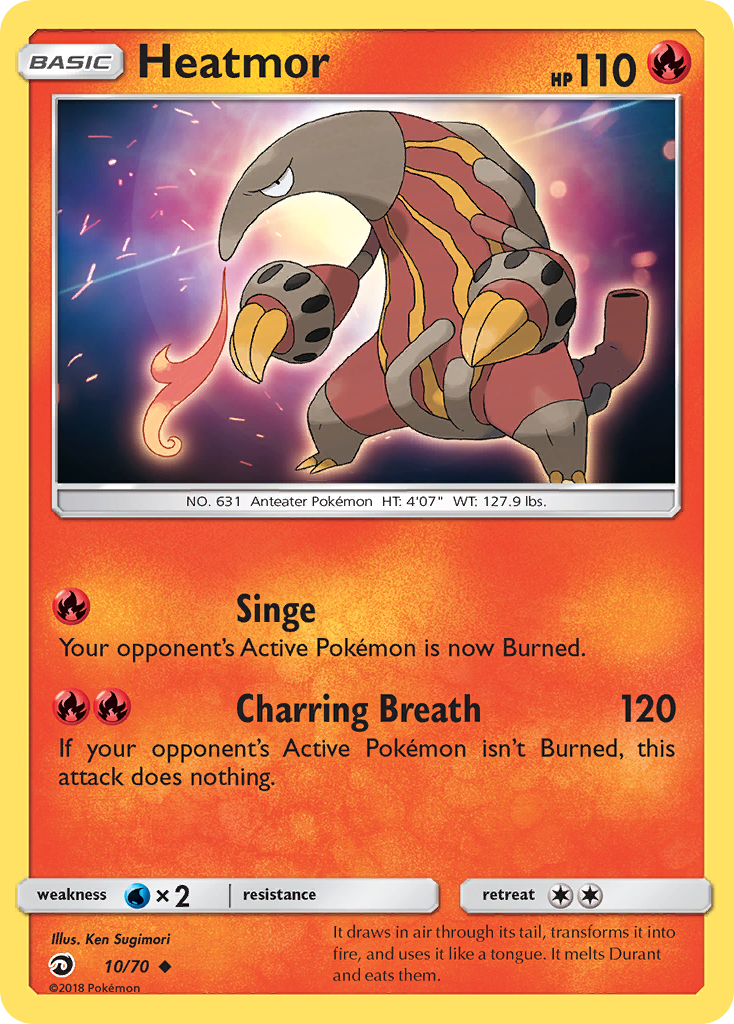 Heatmor (10/70) [Sun & Moon: Dragon Majesty] | Card Merchant Takapuna