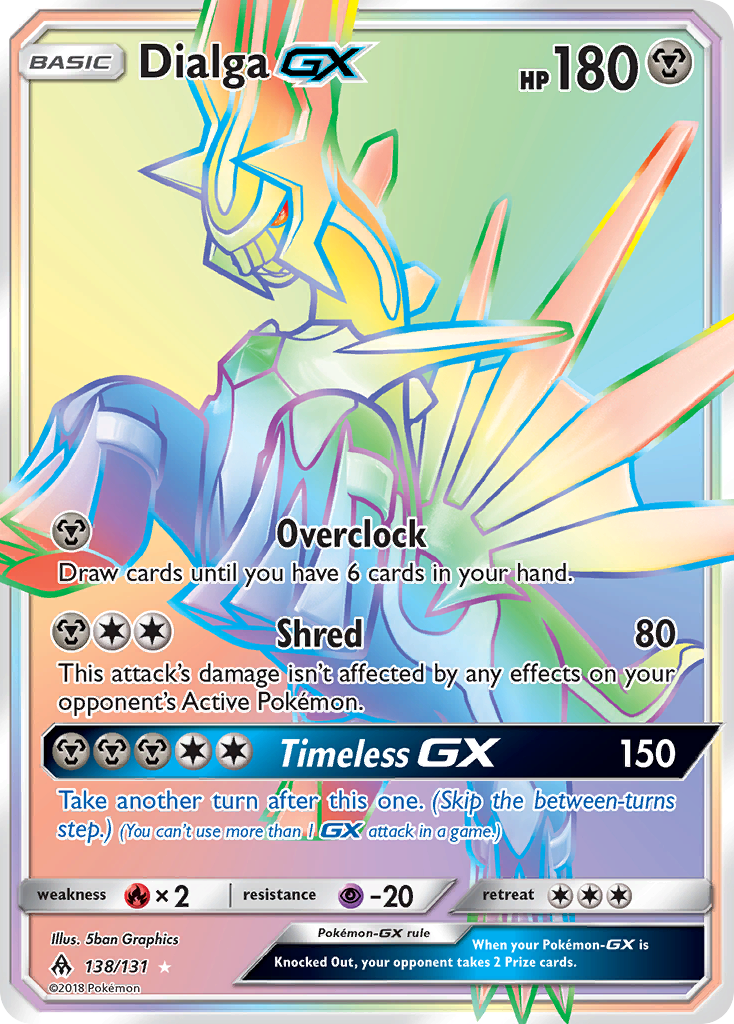 Dialga GX (138/131) [Sun & Moon: Forbidden Light] | Card Merchant Takapuna