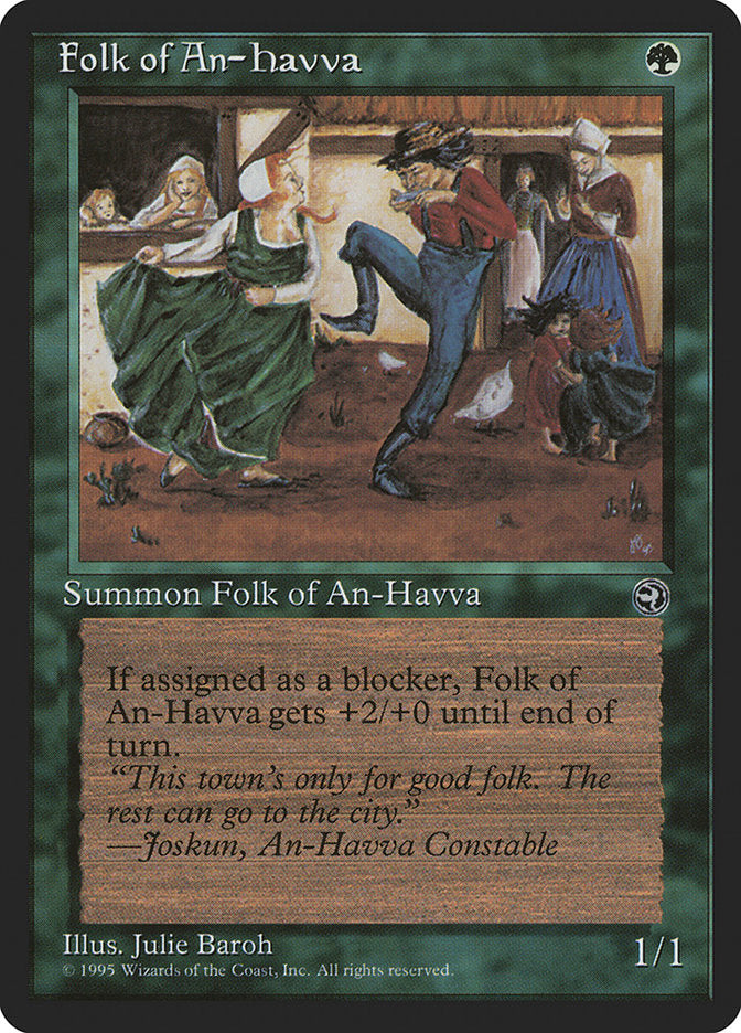 Folk of An-Havva (Joskun Flavor Text) [Homelands] | Card Merchant Takapuna