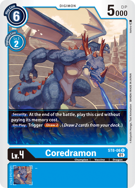 Coredramon [ST8-06] [Starter Deck: Ulforce Veedramon] | Card Merchant Takapuna