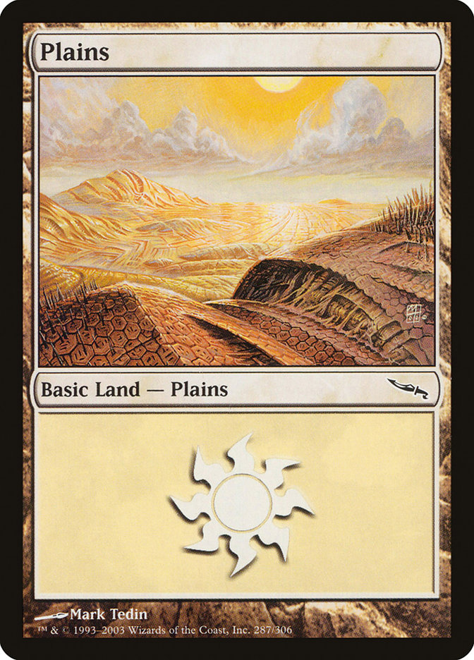 Plains (287) [Mirrodin] | Card Merchant Takapuna