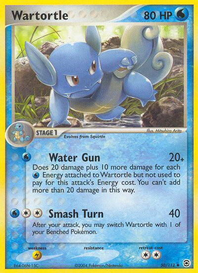 Wartortle (50/112) [EX: FireRed & LeafGreen] | Card Merchant Takapuna