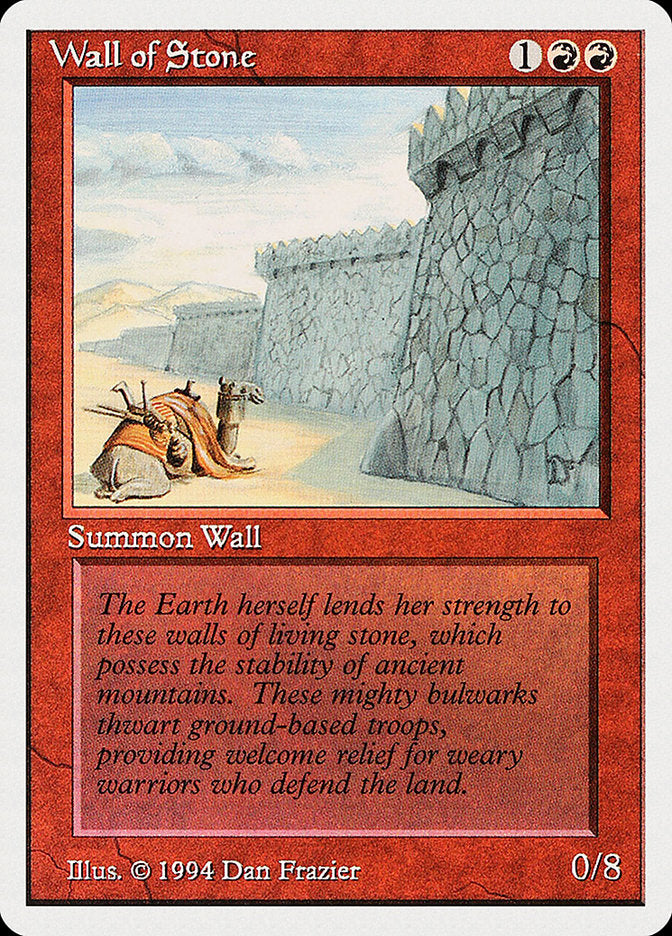 Wall of Stone [Summer Magic / Edgar] | Card Merchant Takapuna