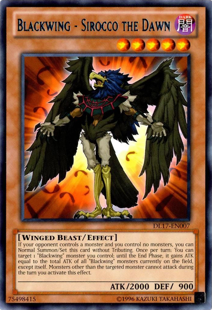 Blackwing - Sirocco the Dawn (Blue) [DL17-EN007] Rare | Card Merchant Takapuna