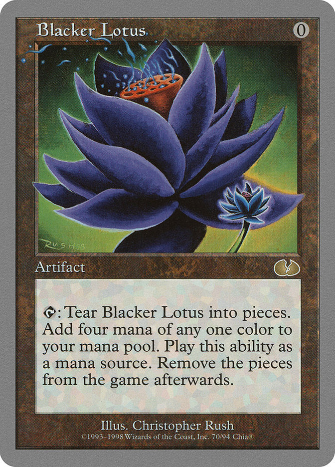 Blacker Lotus [Unglued] | Card Merchant Takapuna