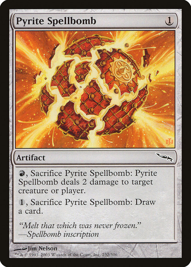 Pyrite Spellbomb [Mirrodin] | Card Merchant Takapuna