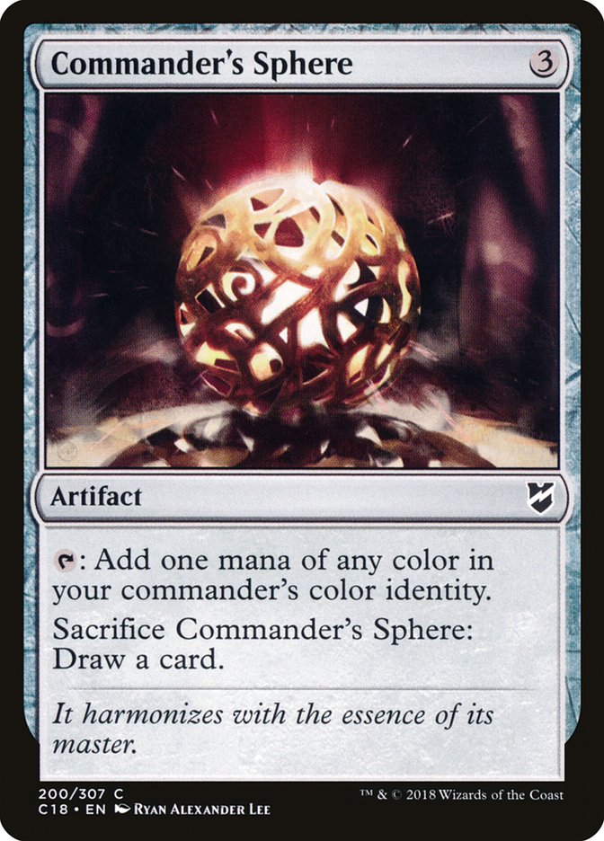 Commander's Sphere [Commander 2018] | Card Merchant Takapuna