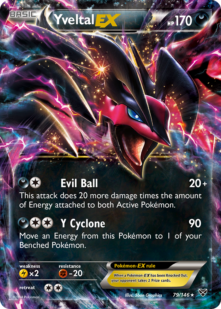 Yveltal EX (79/146) [XY: Base Set] | Card Merchant Takapuna