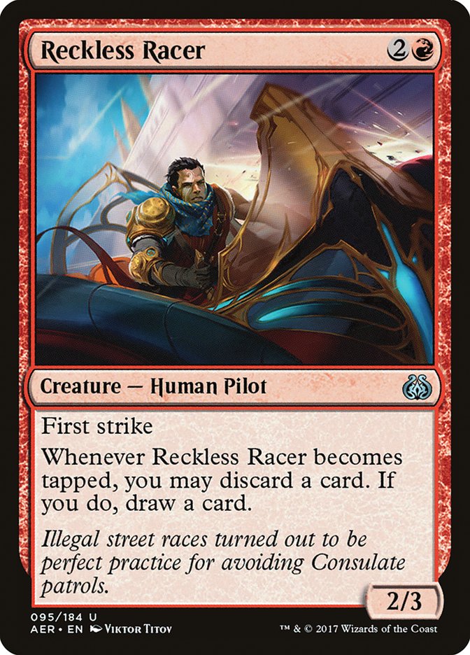 Reckless Racer [Aether Revolt] | Card Merchant Takapuna