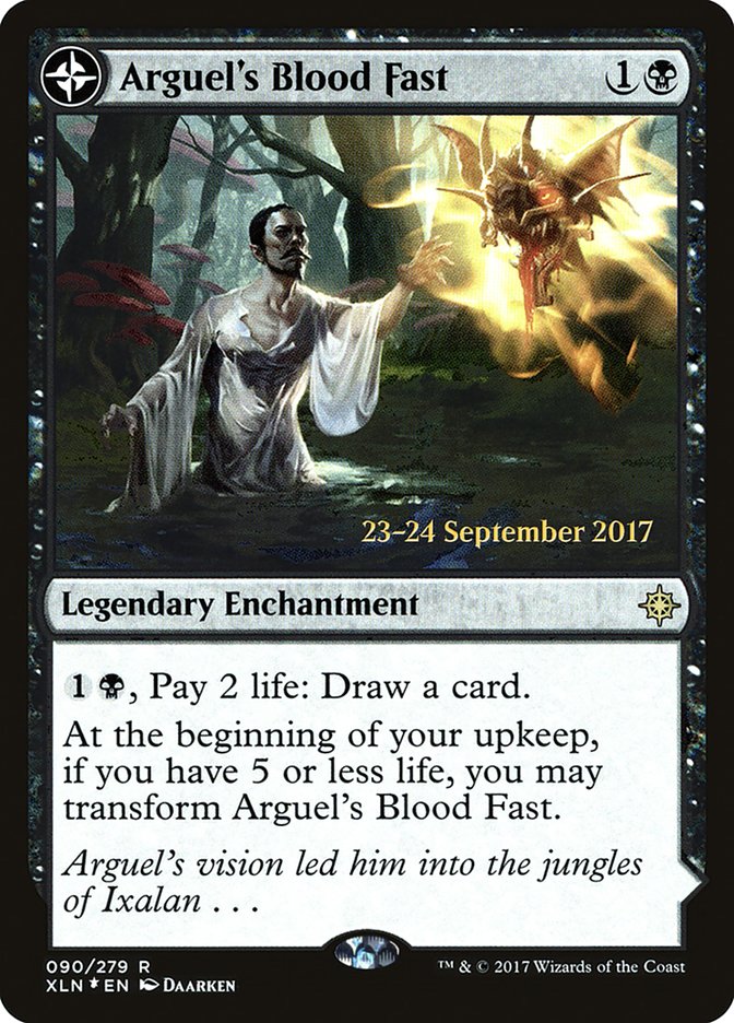 Arguel's Blood Fast // Temple of Aclazotz [Ixalan Prerelease Promos] | Card Merchant Takapuna