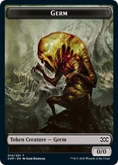 Germ // Human Soldier Double-Sided Token [Double Masters Tokens] | Card Merchant Takapuna