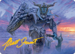 Frost Giant Art Card (Gold-Stamped Signature) [Dungeons & Dragons: Adventures in the Forgotten Realms Art Series] | Card Merchant Takapuna