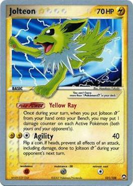 Jolteon Star (101/108) (Legendary Ascent - Tom Roos) [World Championships 2007] | Card Merchant Takapuna