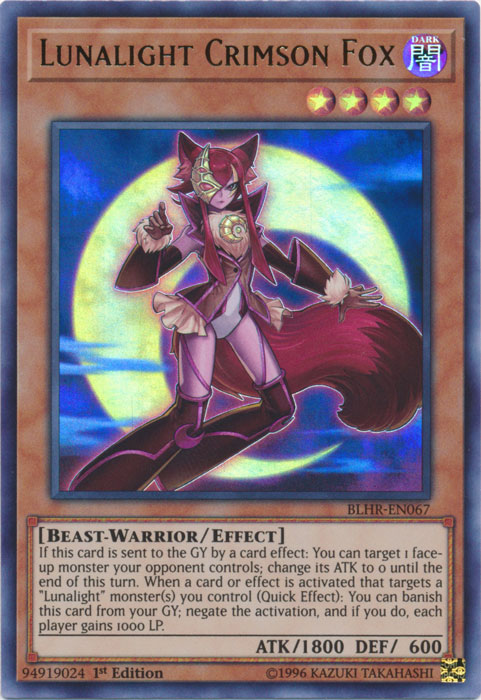 Lunalight Crimson Fox [BLHR-EN067] Ultra Rare | Card Merchant Takapuna