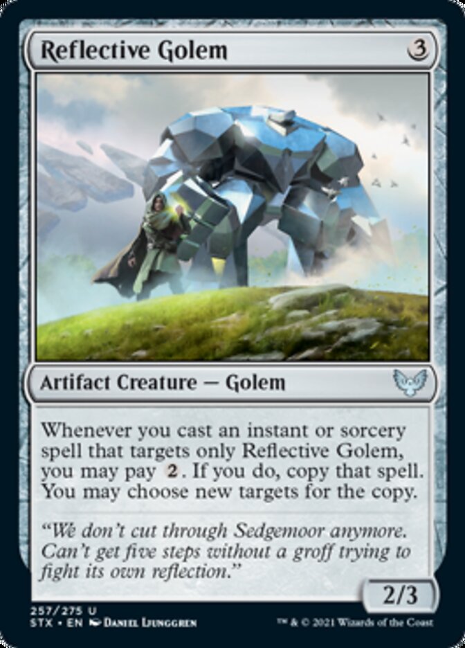 Reflective Golem [Strixhaven: School of Mages] | Card Merchant Takapuna