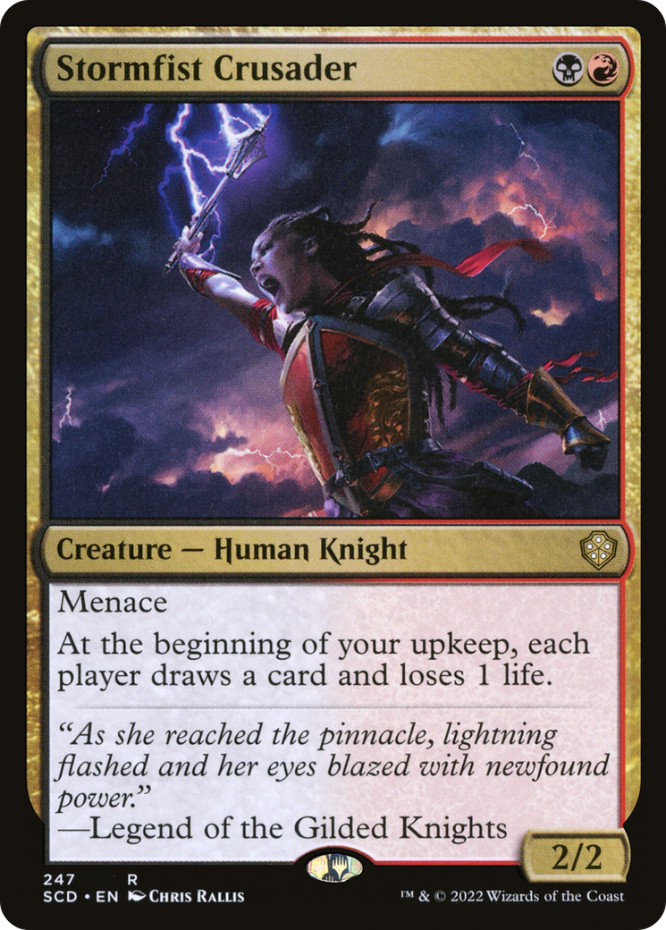 Stormfist Crusader [Starter Commander Decks] | Card Merchant Takapuna