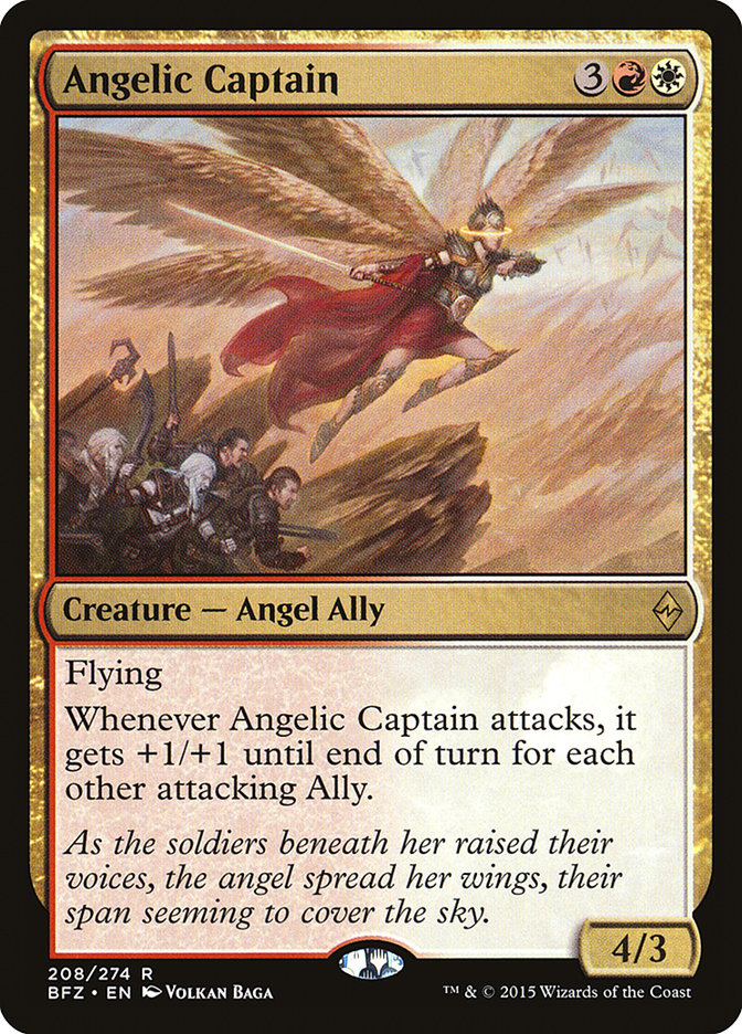 Angelic Captain [Battle for Zendikar] | Card Merchant Takapuna