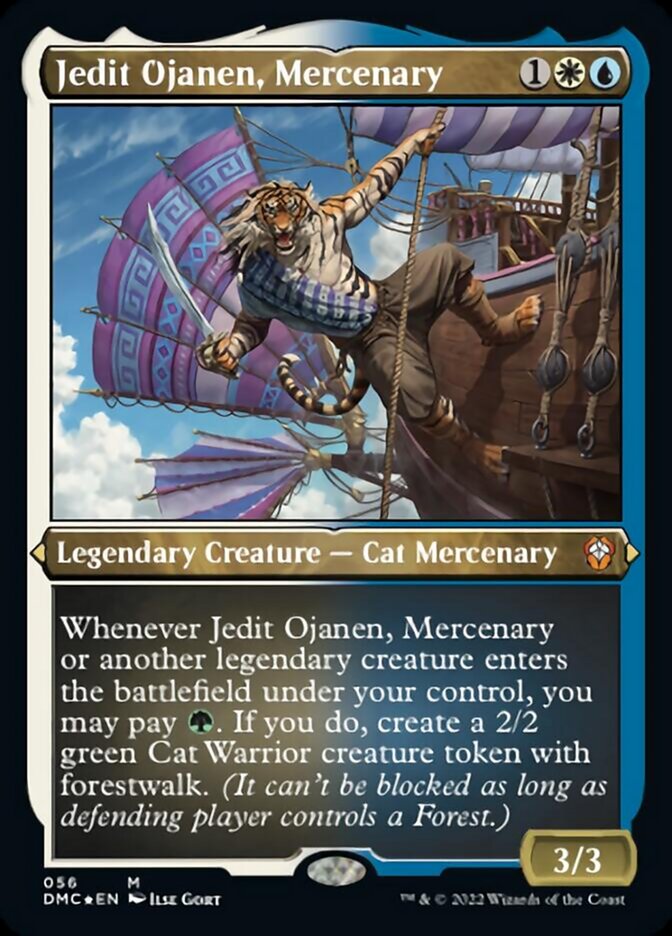 Jedit Ojanen, Mercenary (Foil Etched) [Dominaria United Commander] | Card Merchant Takapuna