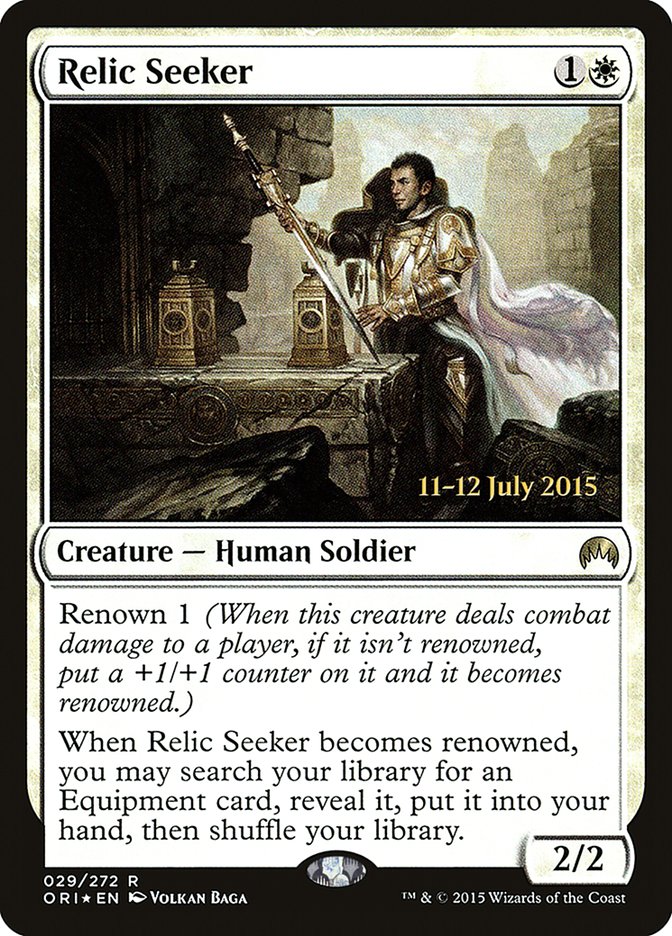 Relic Seeker [Magic Origins Prerelease Promos] | Card Merchant Takapuna