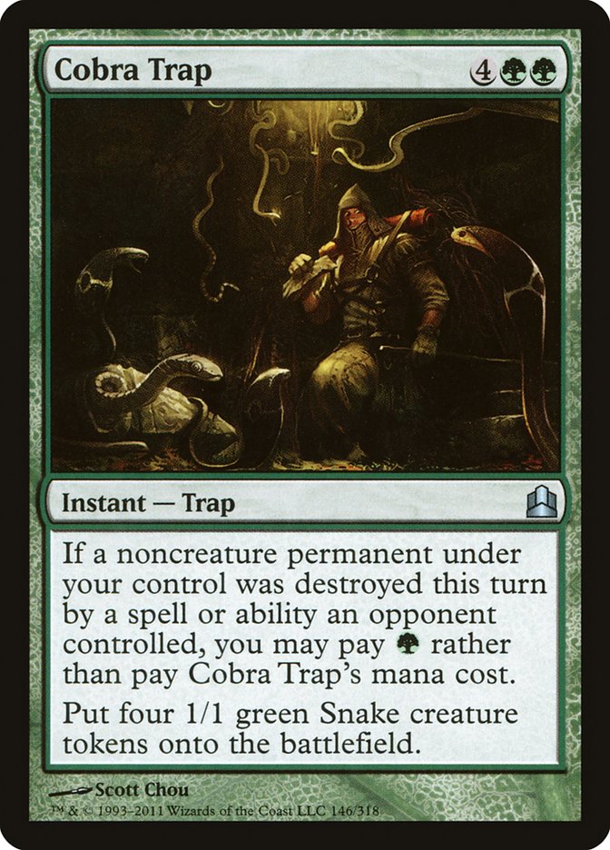 Cobra Trap [Commander 2011] | Card Merchant Takapuna