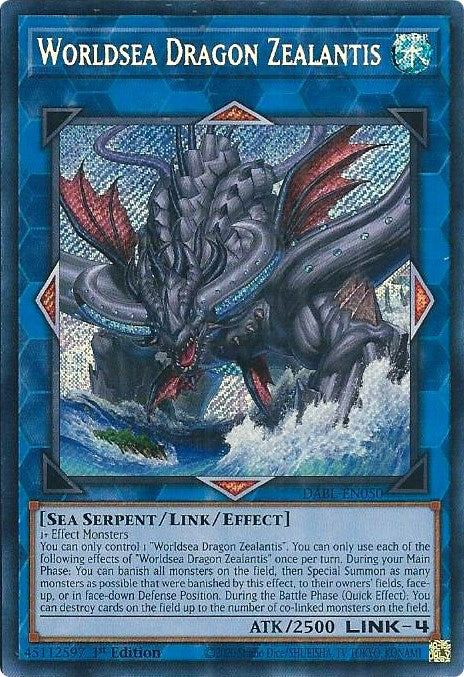 Worldsea Dragon Zealantis [DABL-EN050] Secret Rare | Card Merchant Takapuna