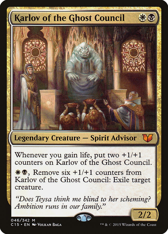 Karlov of the Ghost Council [Commander 2015] | Card Merchant Takapuna