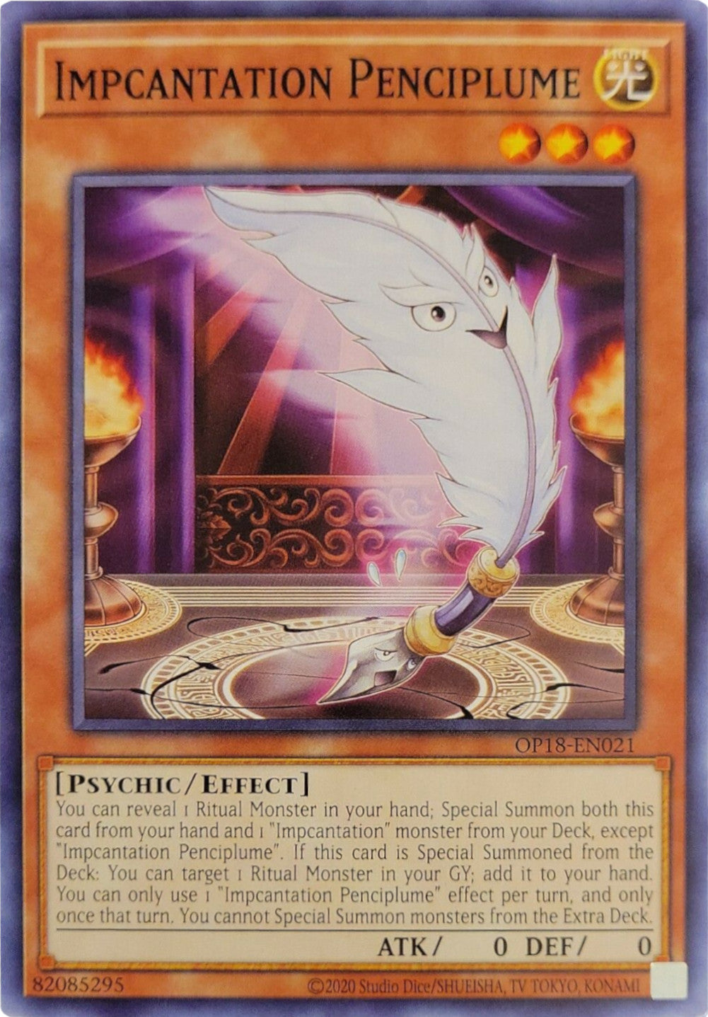 Impcantation Penciplume [OP18-EN021] Common | Card Merchant Takapuna