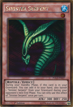 Sinister Serpent [PGL2-EN027] Gold Rare | Card Merchant Takapuna