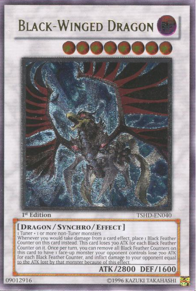 Black-Winged Dragon [TSHD-EN040] Ultimate Rare | Card Merchant Takapuna