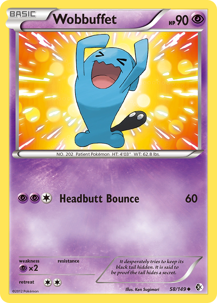 Wobbuffet (58/149) [Black & White: Boundaries Crossed] | Card Merchant Takapuna