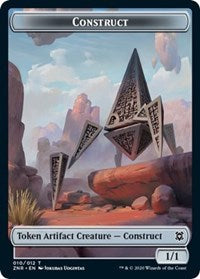 Construct // Drake Double-Sided Token [Zendikar Rising Tokens] | Card Merchant Takapuna