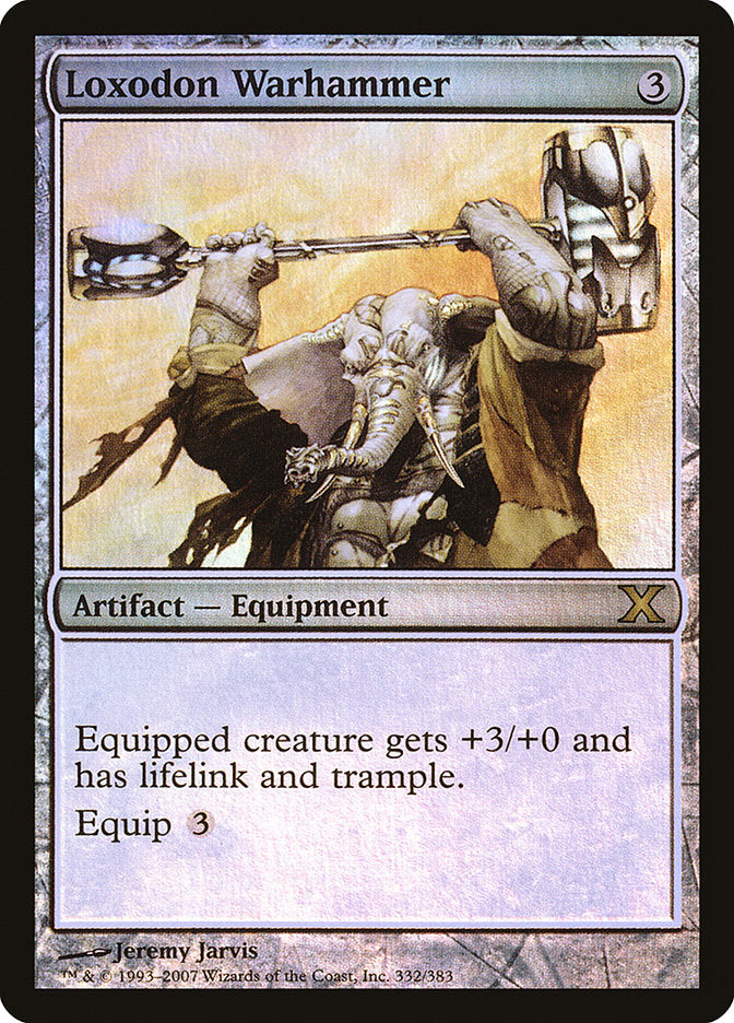 Loxodon Warhammer (Premium Foil) [Tenth Edition] | Card Merchant Takapuna